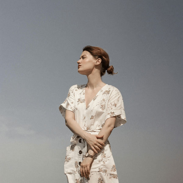 Flowy Linen Midi Dress - Image 3